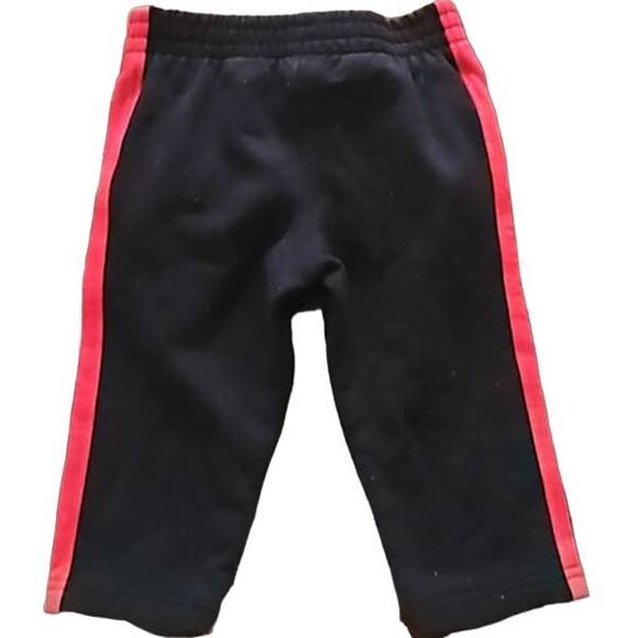 Puma Baby Boy Sweatpants Size 12 Months Black Red Athletic Track Pants EUC - Picture 5 of 5
